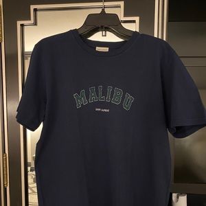 Saint Laurent Malibu Navy T-Shirt - M